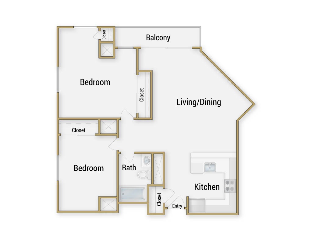 Floor plan layout diagram for Pacifica